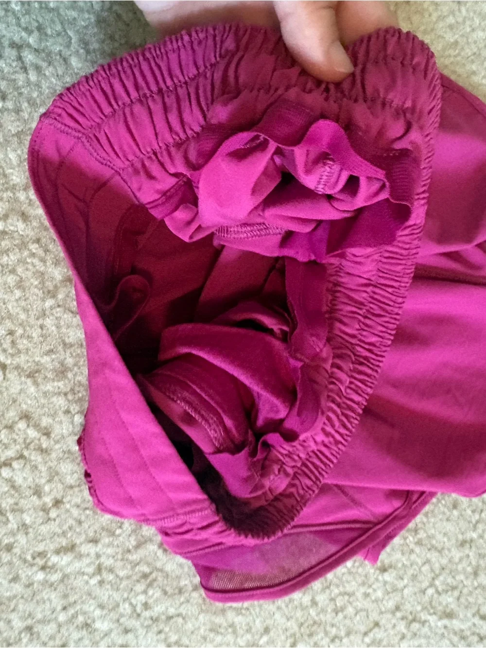 lululemon athletica Magenta Athletic Shorts